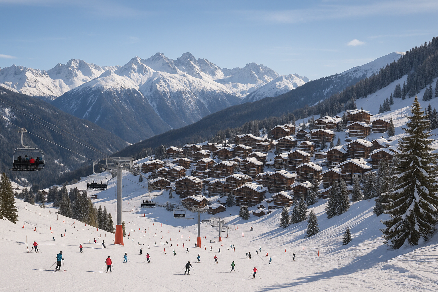 Stations de ski incontournables autour de Courchevel